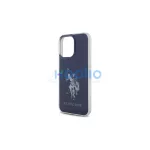 US Polo USHCP15XTPUHRBV iPhone 15 Pro Max 6,7 készülékhez tok Shiny Big Logo kék