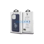 US Polo USHCP15XTPUHRBV iPhone 15 Pro Max 6,7 készülékhez tok Shiny Big Logo kék