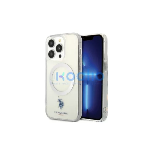 US Polo USHMP15LUCIT iPhone 15 Pro 6.1 készülékhez MagSafe Collection tok átlátszó