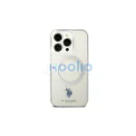 US Polo USHMP15LUCIT iPhone 15 Pro 6.1 készülékhez MagSafe Collection tok átlátszó