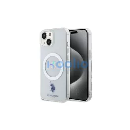   US Polo USHMP15SUCIT iPhone 15/14/13 6.1" készülékhez tok, MagSafe Collection, átlátszó