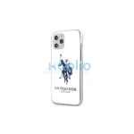 US Polo tok USHCP12MTPUHRWH iPhone 12/12 Pro 6,1 készülékhez Shiny Big Logo fehér