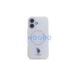 US Polo USHMP16SHOCLDPW iPhone 16 6.1" készülékhez tok IML Ring MagSafe fehér