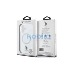 US Polo USHMP16SHOCLDPW iPhone 16 6.1" készülékhez tok IML Ring MagSafe fehér