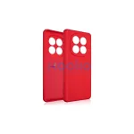 Beline Silicone tok Xiaomi Redmi Note 14 Pro 5G készülékhez piros