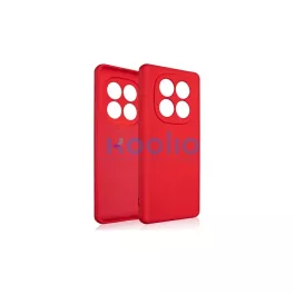   Beline Silicone tok Xiaomi Redmi Note 14 Pro 5G készülékhez piros
