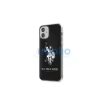 US Polo USHCP12STPUHRBK iPhone 12 mini készülékhez tok 5,4" Shiny Big Logo fekete