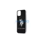 US Polo USHCP12STPUHRBK iPhone 12 mini készülékhez tok 5,4" Shiny Big Logo fekete