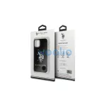 US Polo USHCP12STPUHRBK iPhone 12 mini készülékhez tok 5,4" Shiny Big Logo fekete