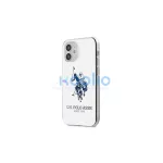 US Polo USHCP12STPUHRWH iPhone 12 mini 5,4" készülékhez tok – Shiny Big Logo fehér