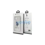 US Polo USHCP12STPUHRWH iPhone 12 mini 5,4" készülékhez tok – Shiny Big Logo fehér