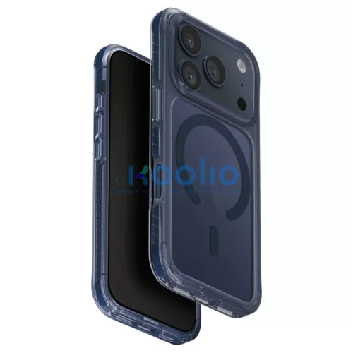 UNIQ Combat tok iPhone 17 Pro készülékhez Magclick Charging kék