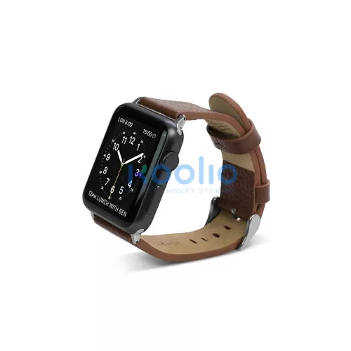 X-Doria Lux Apple Watch szíj 38/41mm készülékhez barna 23820