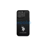 US Polo USHCP13LUMHK iPhone 13 Pro / 13 (6,1") készülékhez kemény tok Horses Logo fekete