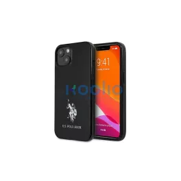   US Polo USHCP13SUMHK iPhone 13 mini készülékhez 5,4 kemény tok Horses Logo fekete