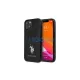 US Polo USHCP13SUMHK iPhone 13 mini készülékhez 5,4 kemény tok Horses Logo fekete