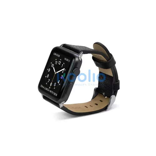 X-Doria Lux szíj Apple Watch 38/41mm készülékhez fekete 23821