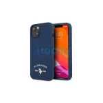 US Polo USHCP13SSFGV iPhone 13 mini 5,4" készülékhez Silicone Collection szilikon tok tengerészkék