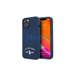   US Polo USHCP13SSFGV iPhone 13 mini 5,4" készülékhez Silicone Collection szilikon tok tengerészkék