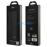 Apple Watch 40/41/42mm készülékhez Audi Logo valódi bőr mágneses gyűrűs óraszíj fekete