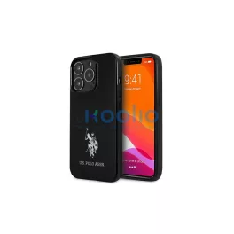   US Polo USHCP13XUMHK iPhone 13 Pro Max készülékhez 6,7" keménytok Horses Logo fekete