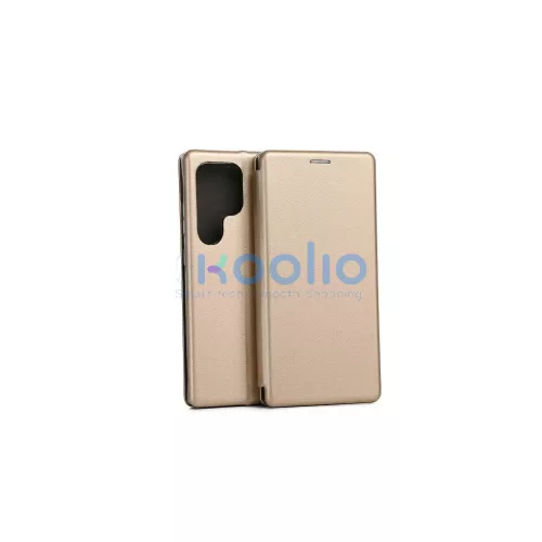 Beline Case Book Magnetic tok Samsung S24Ultra S928 készülékhez arany