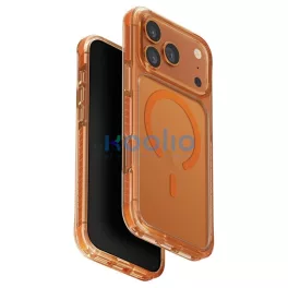   UNIQ Combat Case iPhone 17 Pro Max készülékhez Magclick Charging narancssárga