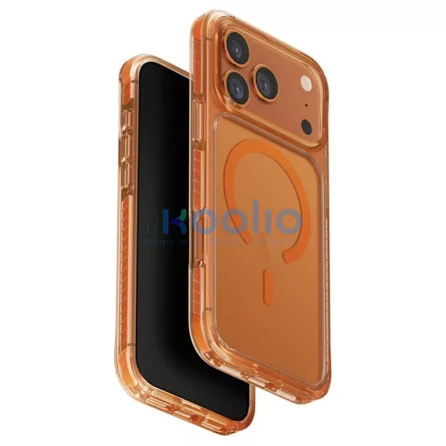 UNIQ Combat Case iPhone 17 Pro Max készülékhez Magclick Charging narancssárga