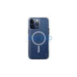   UNIQ tok Coehl Lumino iPhone 15 Pro Max készülékhez 6.7" mágneses töltés kék/porosz kék