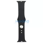 Audi Sport Red Logo szilikon óraszíj Apple Watch 40/41/42 mm készülékhez fekete