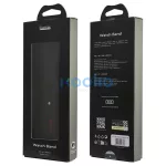 Audi Sport Red Logo szilikon óraszíj Apple Watch 40/41/42 mm készülékhez fekete