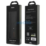 Audi Sport Red Logo szilikon óraszíj Apple Watch készülékhez 44/45/46/49mm fekete