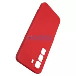 Beline Silicone Infinix Hot 50 készülékhez tok piros