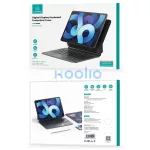 USAMS védőtok billentyűzettel iPadPro 11" készülékhez Miaoke Series IPP109MG01 (US-BH875) fekete
