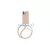 UNIQ Coehl Muse iPhone 15 Pro Max készülékhez 6.7" Magnetic Charging tok poros bőrszínű
