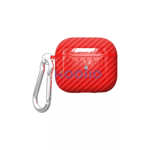 Beline AirPods Carbon Tok AirPods 4 készülékhez piros