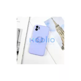   Beline iPhone 12 ProMax készülékhez Silicone Ring tok óceánkék