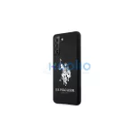 US Polo USHCS21MSLHRBK S21+ G996 készülékhez szilikon tok Silicone Logo fekete