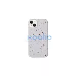 UNIQ Coehl Terrazzo tok iPhone 14 / 15 / 13 6,1 készülékhez homokkő