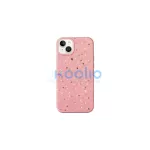 UNIQ Coehl Terrazzo tok iPhone 14/15/13 6,1 készülékhez korall rózsaszín