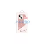 UNIQ Coehl Terrazzo tok iPhone 14/15/13 6,1 készülékhez korall rózsaszín