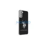 US Polo USHCS21STPUHRBK Samsung Galaxy S21 G991 készülékhez tok Shiny Big Logo fekete