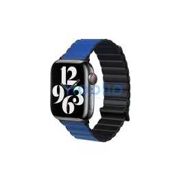   Beline Apple Watch Magnetic Pro óraszíj – 38/40/41mm, Apple Watch készülékhez, fekete/kék, fekete/kék doboz