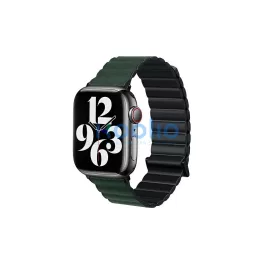   Beline Apple Watch Magnetic Pro szíj 38/40/41mm Apple Watch készülékhez – fekete/zöld doboz