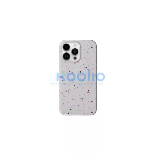 UNIQ Coehl Terrazzo tok iPhone 14 Pro 6,1 készülékhez homokkő