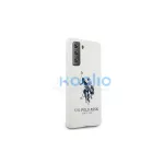 US Polo USHCS21MSLHRWH S21+ G996 készülékhez tok Silicone Logo fehér