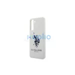 US Polo USHCS21MSLHRWH S21+ G996 készülékhez tok Silicone Logo fehér