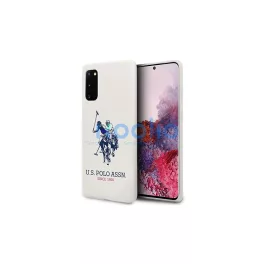   US Polo USHCS62SLHRWH S20 G980 készülékhez tok Silicone Collection fehér