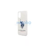 US Polo USHCS62SLHRWH S20 G980 készülékhez tok Silicone Collection fehér