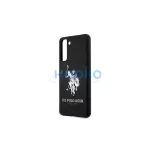 US Polo USHCS21SSLHRBK Samsung Galaxy S21 G991 készülékhez tok Silicone Logo fekete